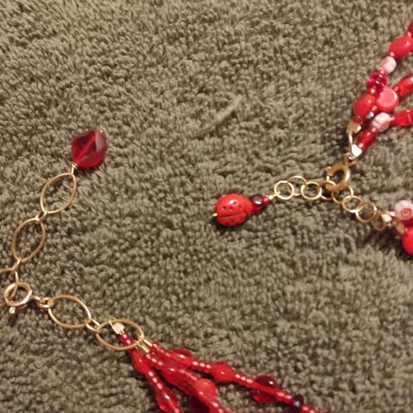 Beaded Necklace -bracelet set - Picture 2 of 3